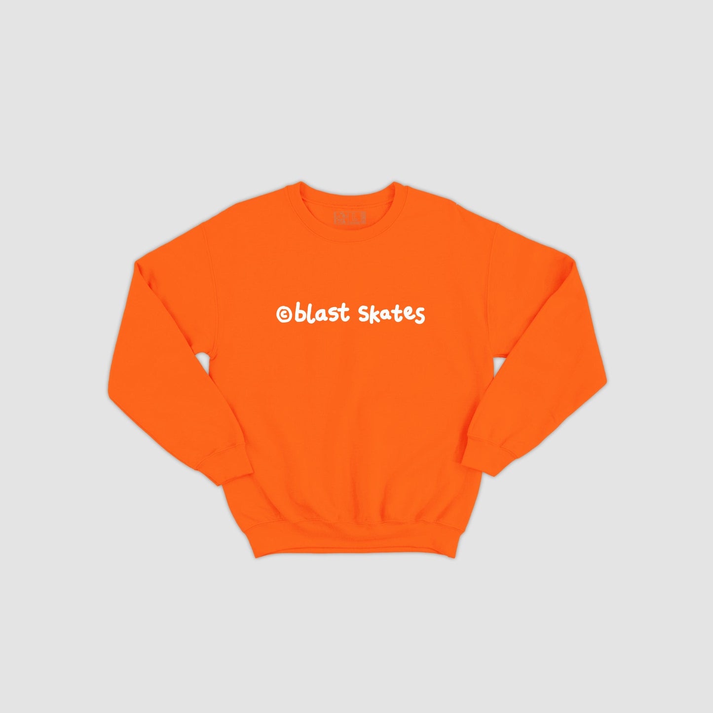 KIDS CREW NECK SWEATSHIRT ORANGE