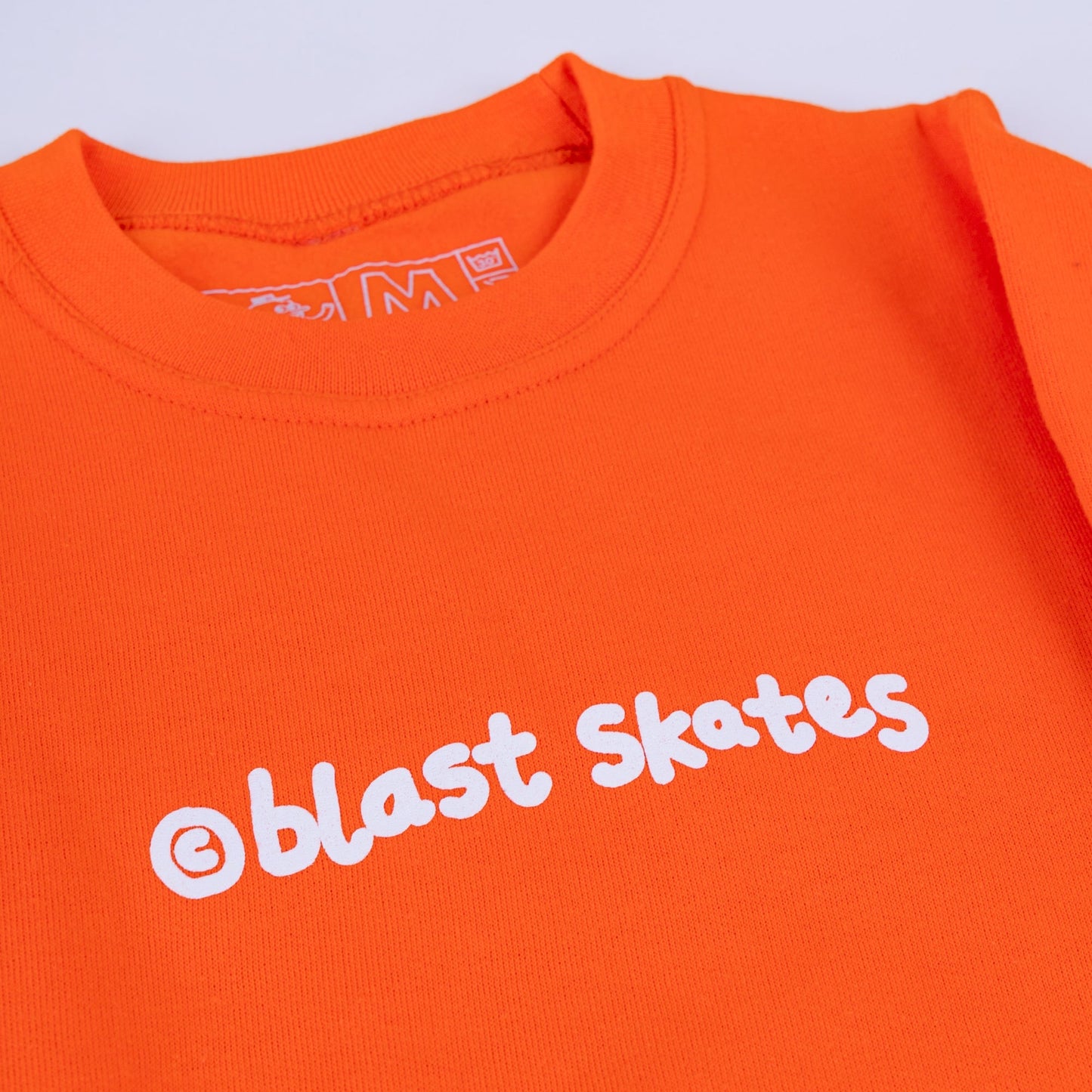 KIDS CREW NECK SWEATSHIRT ORANGE